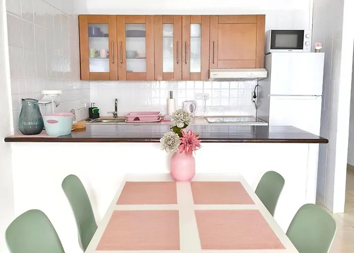 아파트 Rosa De Mar 1 - Parking, Pool, Beachfront, First Coastline, Tv Channels 칼라오살바헤